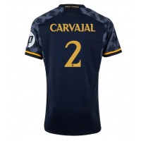 Pánský Fotbalový dres Real Madrid Daniel Carvajal #2 2023-24 Venkovní Krátký Rukáv